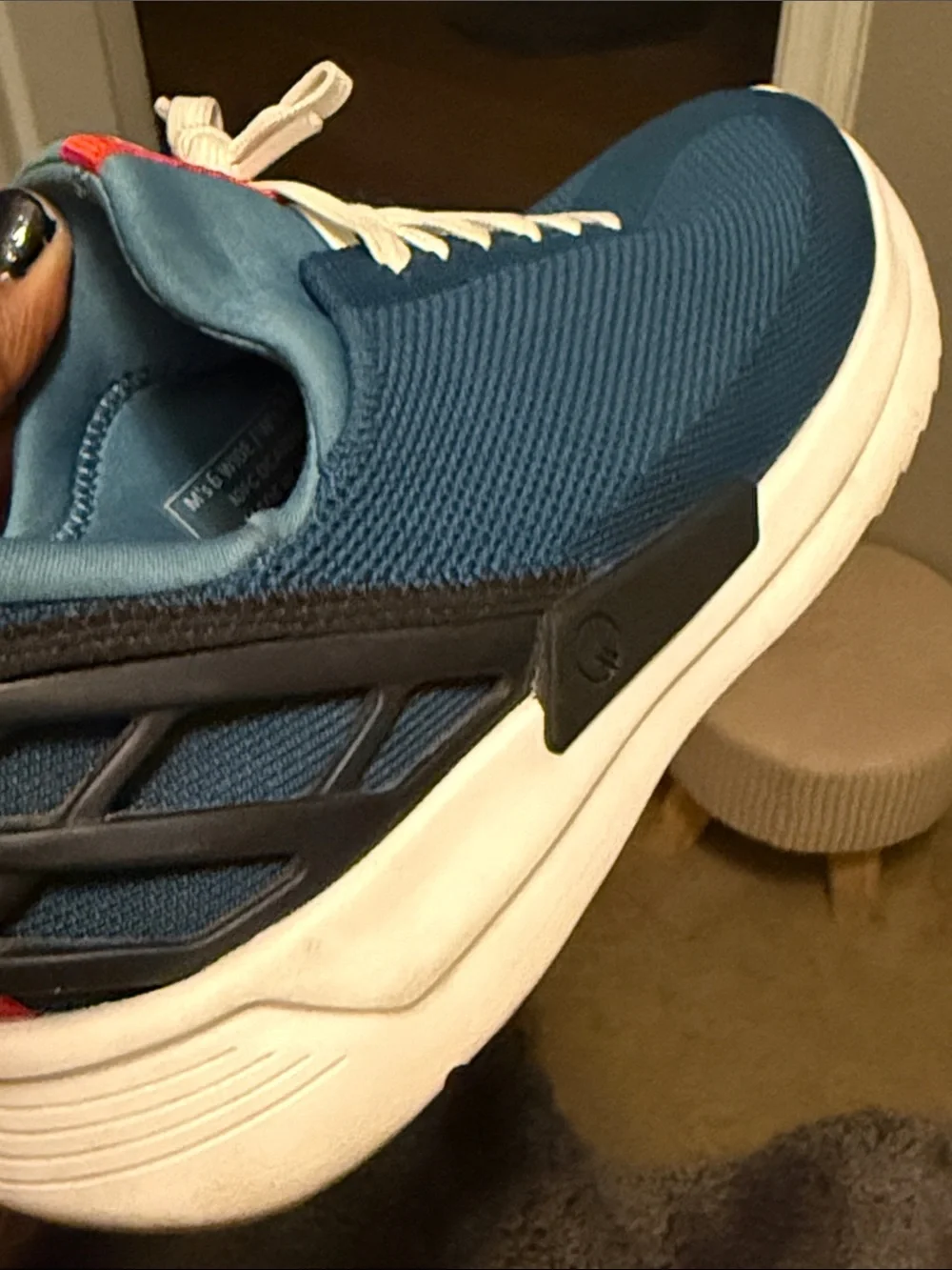 Men's  Women’s Blue Slip-On Athen Hands Free Sneakers